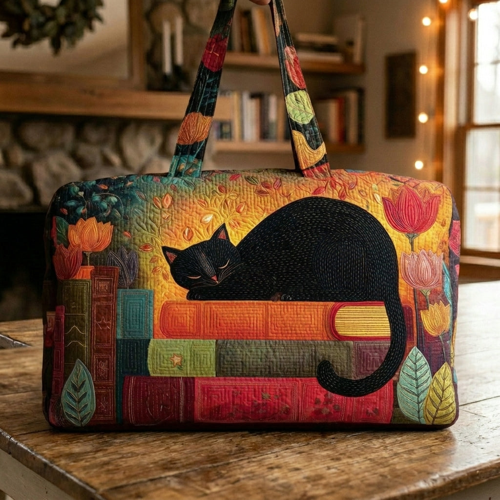Quilted Duffle Cat Bag