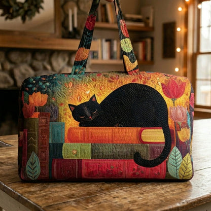 Quilted Duffle Cat Bag