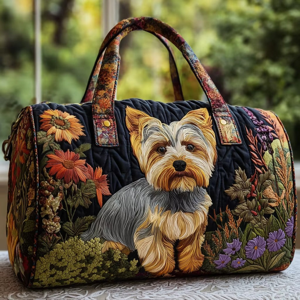 Quilted Duffle Dog Bag