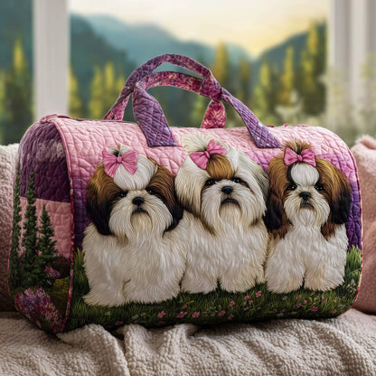 Quilted Duffle Dog Bag